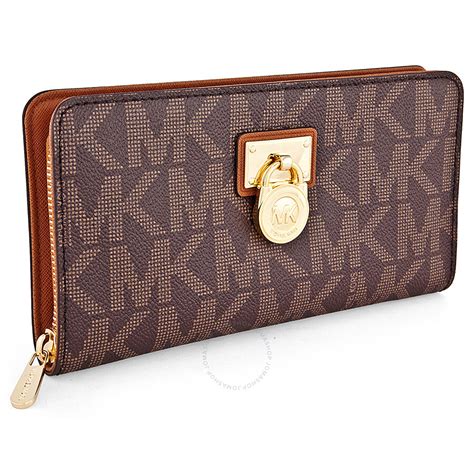 michael kors hamilton signature continental wallet|Michael Kors continental wallet outlet.